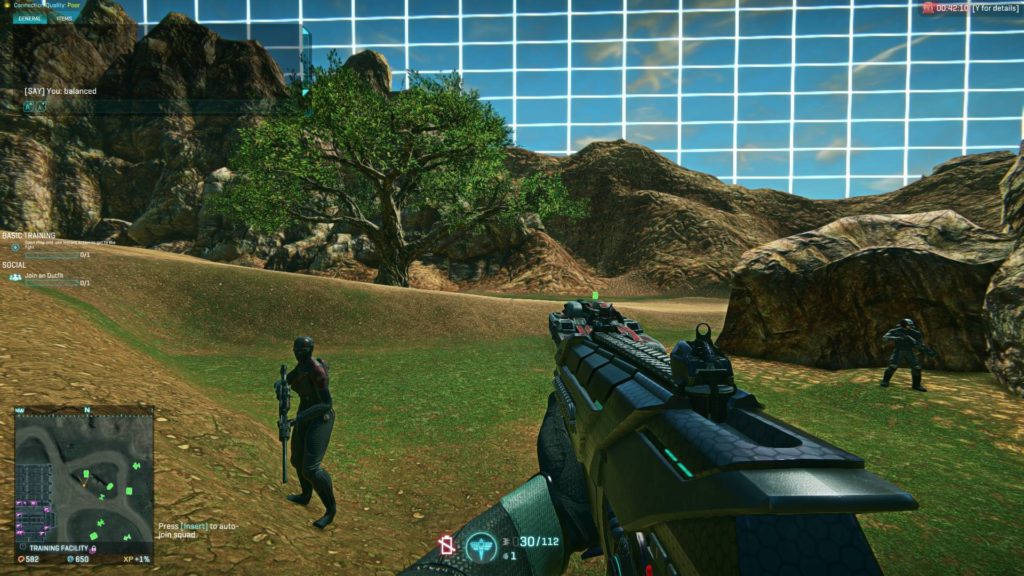 PlanetSide 2 with suggested settings